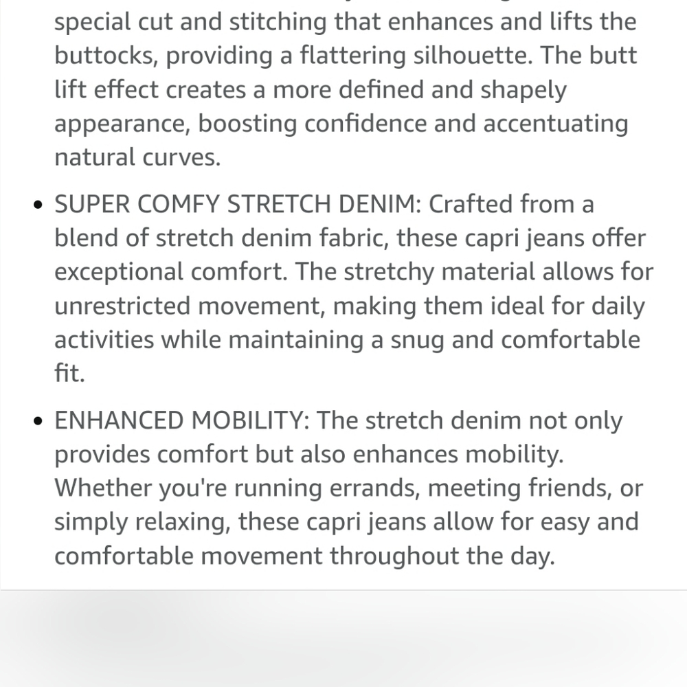 Capri Jeans Stretch - Picture 5 of 6